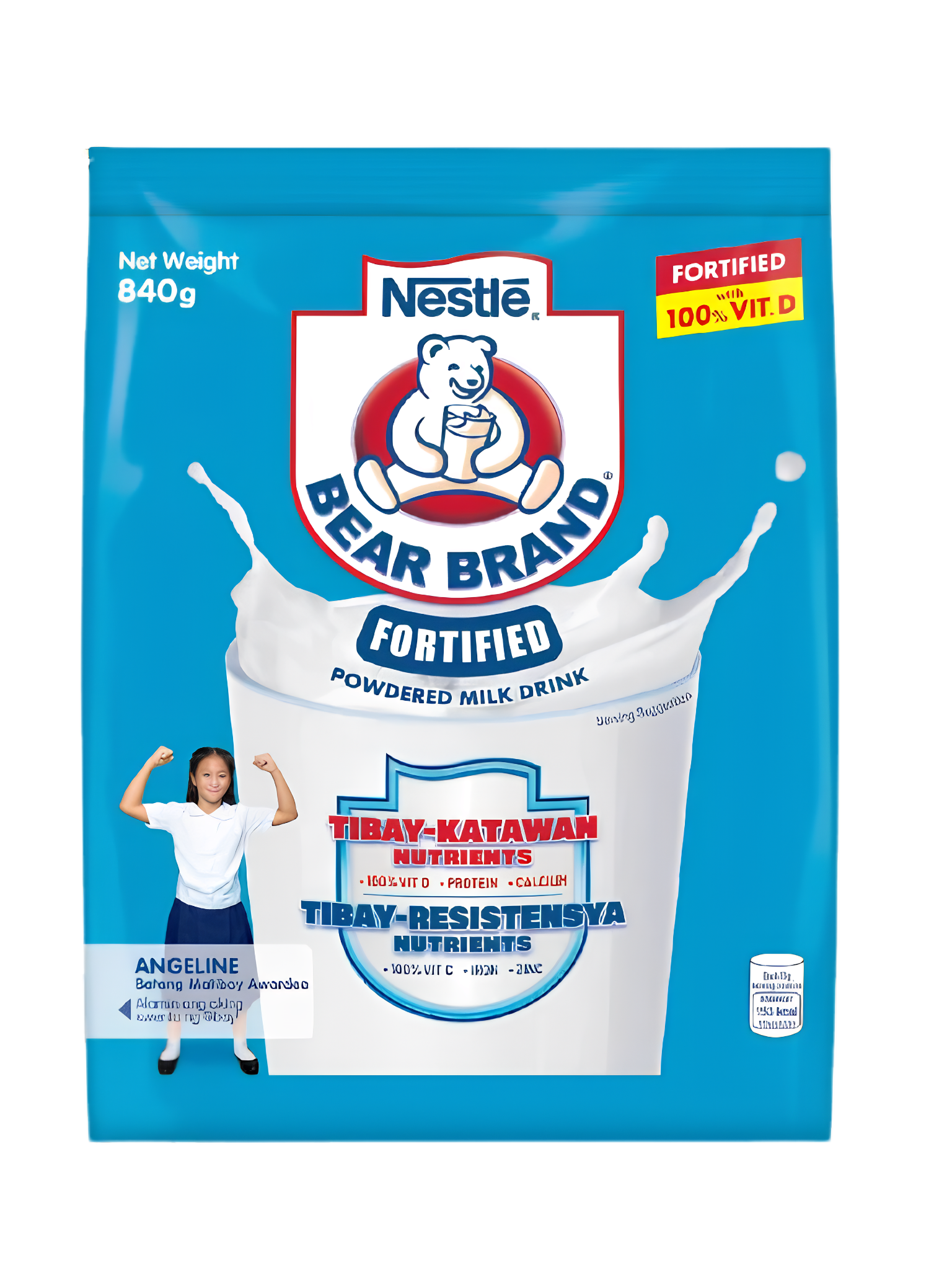 Nestle Bear Brand Fortified Milk 840g