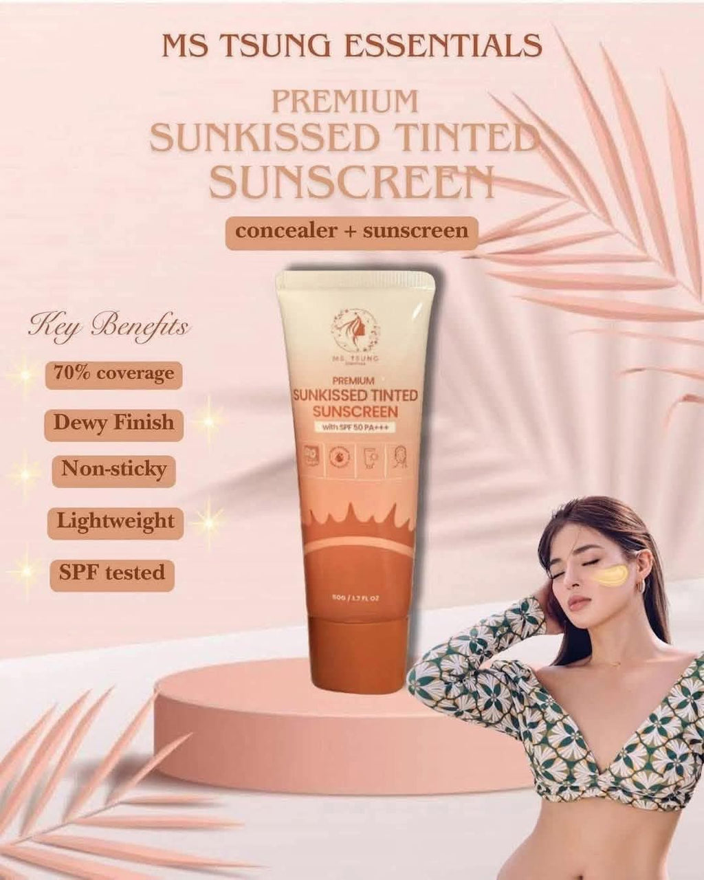 Ms. Tsung Premium Sunkissed Tinted Sunscreen